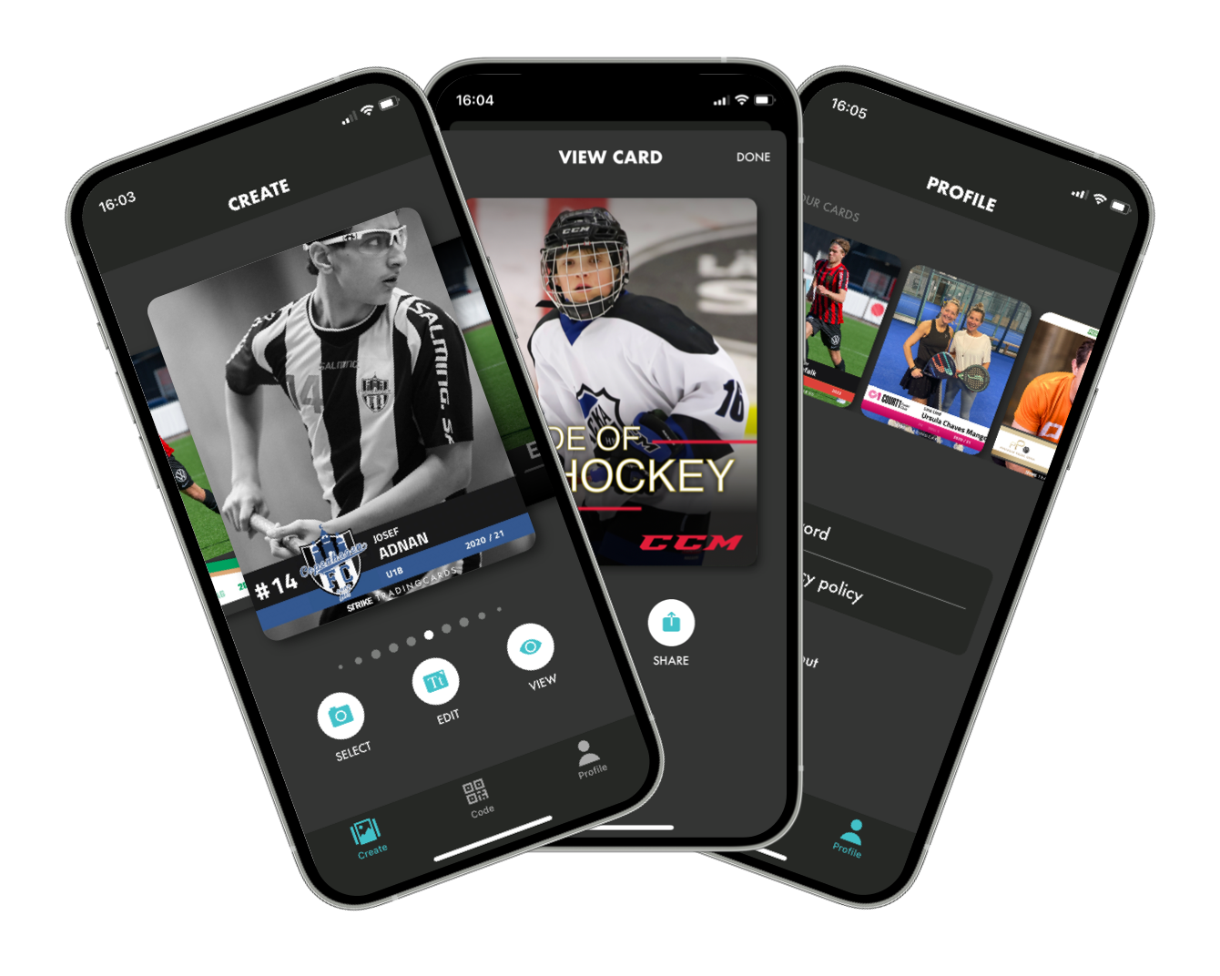 Strike Trading Cards Make Digital Sports Cards!